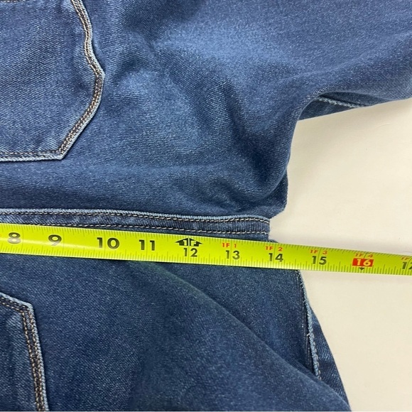 KanCan Jr Women’s Blue Jeans Sz 7/27 Button Fly  Stretch Distress/Ripped/Torn - Picture 11 of 12